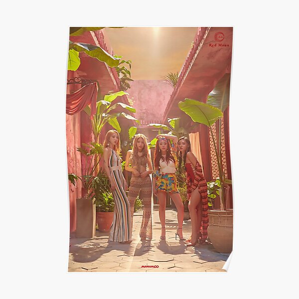 Mamamoo Red Moon Poster RB0508 product Offical Mamamoo Merch