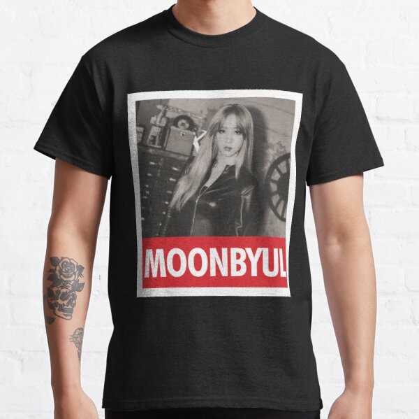 MAMAMOO - Sản phẩm áo thun cổ điển Moonbyul RB0508 Hàng hóa Mamamoo ngoại tuyến
