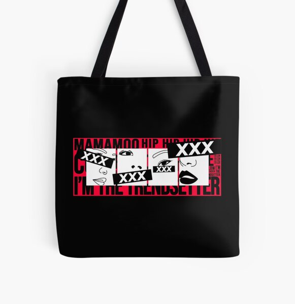 KPOP MAMAMOO Hip Reality in Black All Over Print Tote Bag RB0508 Sản phẩm Offical Mamamoo Merch