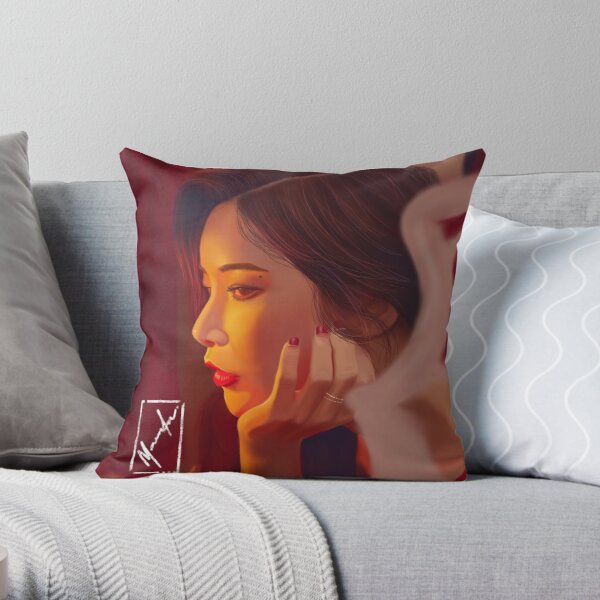 Solar Blue;s Fanart Throw Pillow RB0508 product Offical Mamamoo Merch
