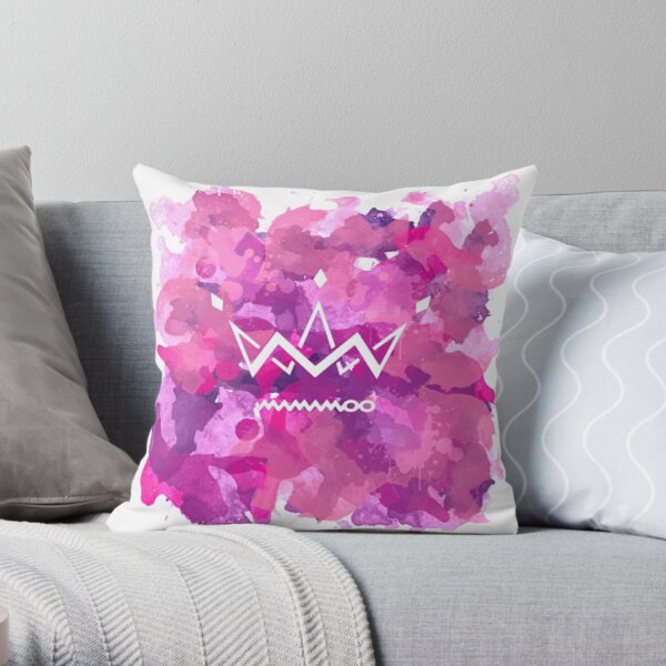 MAMAMOO logo Splatter Paint Throw Pillow RB0508 product Offical Mamamoo Merch