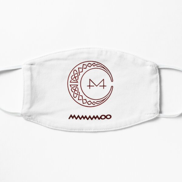 NGƯỜI BÁN CHẠY NHẤT - Mamamoo Logo Kpop Hàng hóa Mặt nạ phẳng RB0508 Sản phẩm Offical Hàng hóa Mamamoo