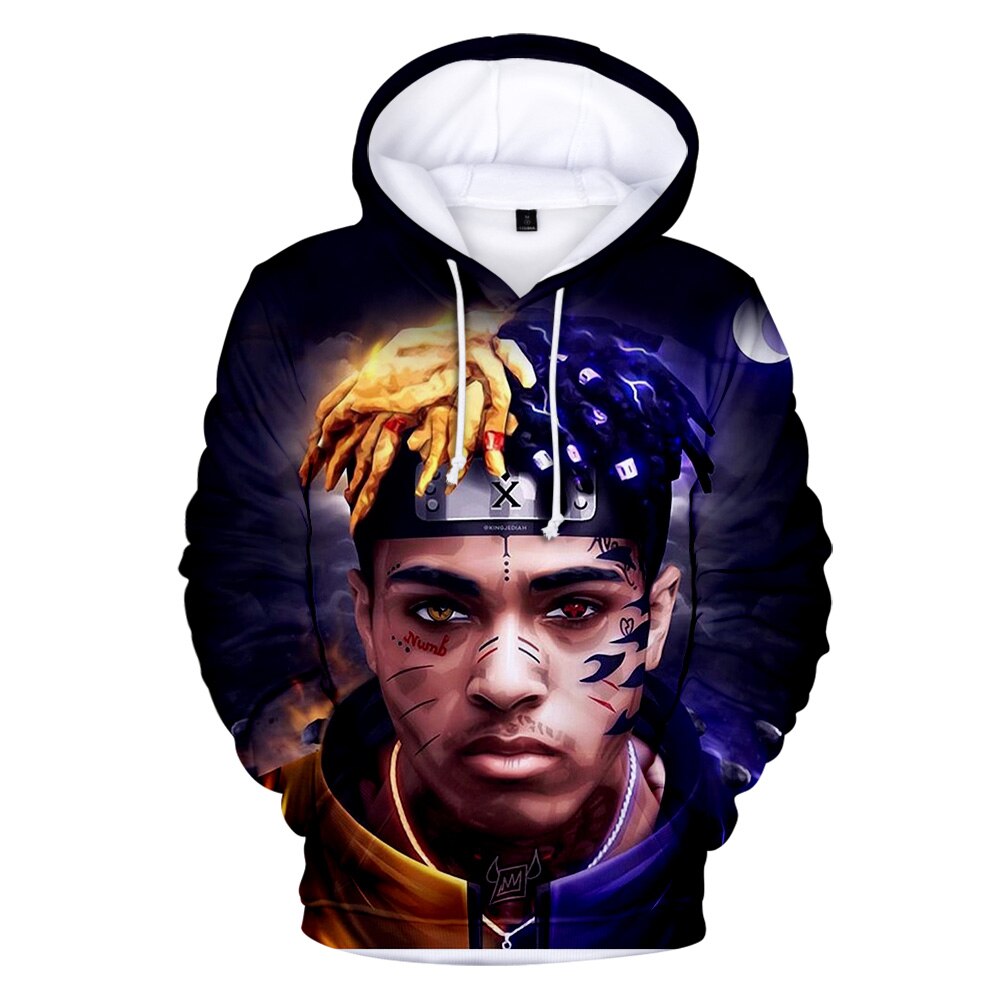 XXXTentacion 3D Hoodie Men s and Women s Sweatshirts Children s Hooded Autumn Rap Youth Fashion 3 - Mamamoo Store