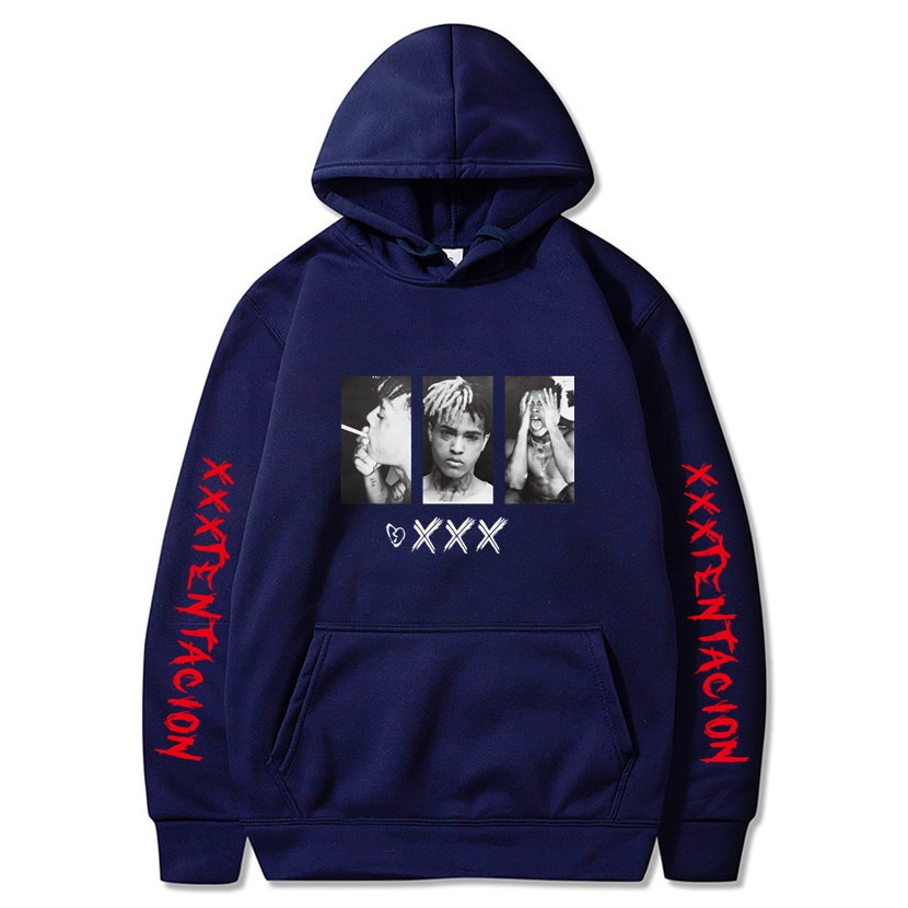 XXXTentacion Hoodies Sweatshirt Men Women Casual Pullover Streetwear Sudadera Hombre Hip Hop HOODIES Funny Print Hoodies 2 - Mamamoo Store