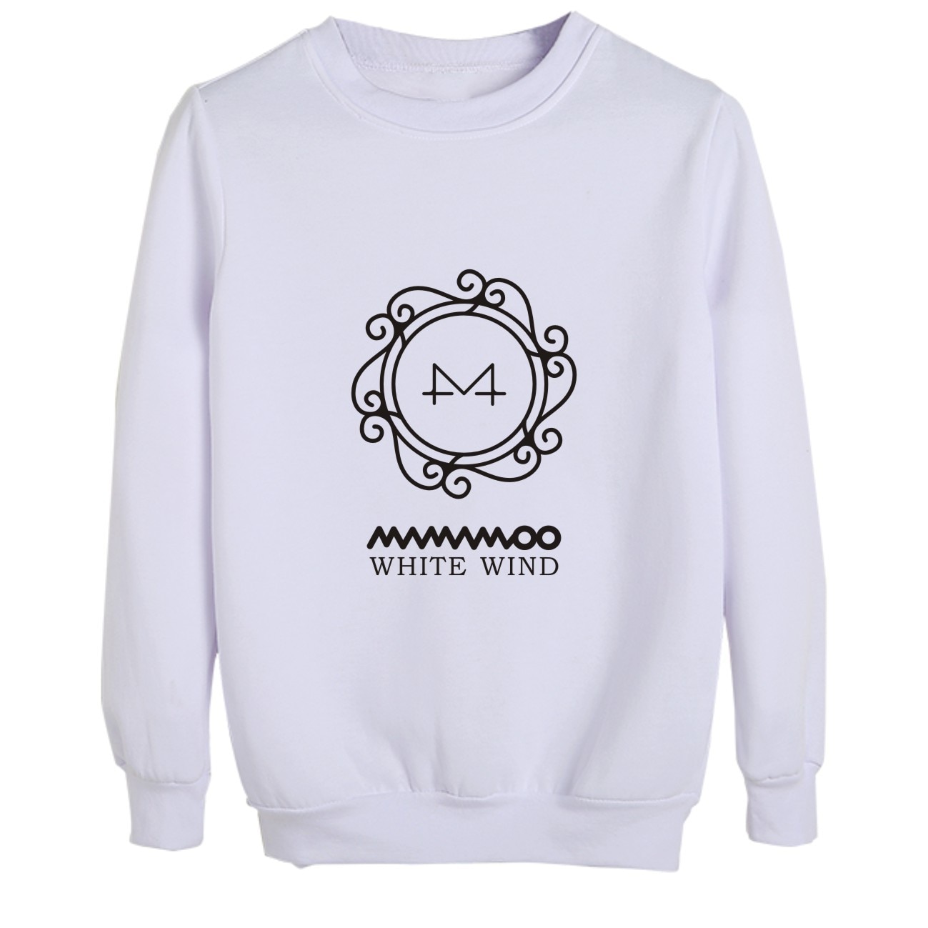 New arrival MAMAMOO pullover Sweatshirt New Album WHITE WIND Sweatshirt kpop Harajuku Hip hop Tops Coat 1 - Mamamoo Store