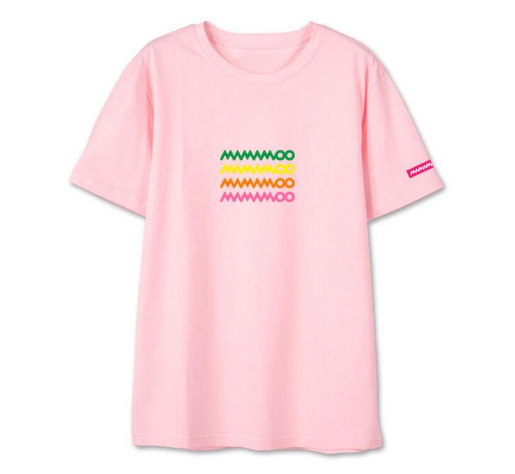 Summer new arrival mamamoo logo 3 colors printing o neck short sleeve t shirt for moomoo 1 - Mamamoo Store