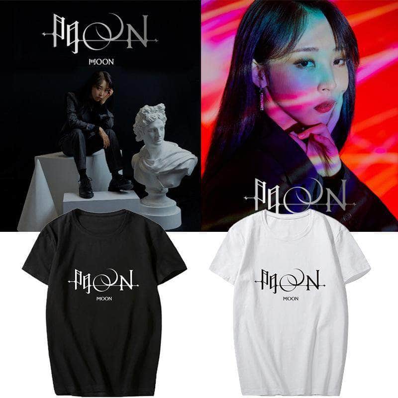 MOON BYUL Moon Single Classic T shirt 3 - Mamamoo Store