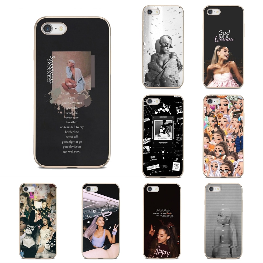 Ariana Grande Rainbow Sweetener Soft Transparent Shell Case For iPhone 6 7 8 Plus 4 4S - Mamamoo Store